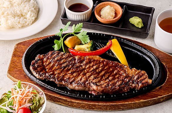 鉄板ステーキ